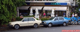 Buenos Aires, Argentine.<br>Beaucoup de voitures françaises, dont certaines sont vraiment très vieilles...<br>Si le gouvernement créait une prime à la casse, il serait ruiné en peu de temps !