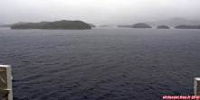 Canal Esteban, fjords chiliens.<br>Navigation près de l'Isla Hannover.