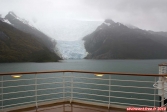 Canal de Beagle, Terre de Feu, Patagonie.<br>Le glacier <i>Italia</i>, depuis le pont 11 du <i>Celebrity Infinity</i>.