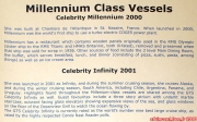 [no_rights] Description de la famille Millennium.<br>Affiche placardée au pont 1 de l'<i>Infinity</i>.