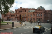 Buenos Aires. La place de mai.<br>La <i>Casa Rosada</i>, Palais présidentiel.