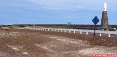 Péninsule Valdés, Patagonie Argentine.<br>La route 2, sur l'<i>Istmo Carlos Ameghino</i>.<br>On se croirait sur la lune...