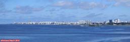 Ville de Montevideo, Uruguay.<br>Vue sur la ville, depuis la Plaza de la Armada.