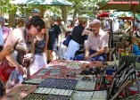 Ville de Montevideo, Uruguay.<br>Marché aux puces, sur Plaza Constitucion.