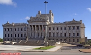 Ville de Montevideo, Uruguay.<br>Le Palacio Legislativo (Parlement).