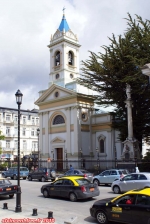 Punta Arenas, Détroit de Magellan, Chili.<br>La cathédrale.