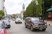 Punta Arenas, Détroit de Magellan, Chili.<br>Il semble que les 4x4 soient très en vogue.