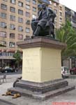 Santiago du Chili.<br>Statue de Diego Barros Arana, historien chilien.