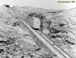 Grossglockner.<br>Funiculaire du glacier du Pasterze, vu depuis la station inférieure.