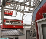 Parc du Prater, ville de Vienne.<br>Prêt à l'embarquement dans la grande roue.