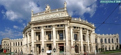 Ville de Vienne.<br>Le <i>Burgtheater</i> (Théatre national).