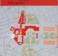 Ville de Vienne.<br>Plan de la <i>Hofburg</i>.