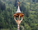 Les chalets tyroliens sont souvent surmontés d'un clocheton en bois.