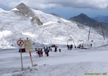 Hintertux.<br>La glace fait le bonheur des skieurs, même en plein mois d'août !