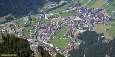 Mayrhofen, vu depuis l'Ahornberg.
