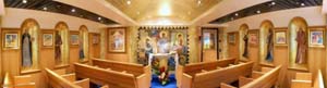 <i>Costa Atlantica</i><br>Plutôt inattendu, il y a même une petite chapelle catholique, avec messe quotidienne !