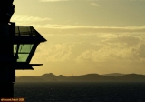 <i>Costa Atlantica</i><br>Lever de soleil sur la passerelle de commandement.