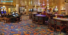 <i>Grand Princess</i>. Le casino.<br>Roulette, Black Jack, Craps, Jackpot. Il y en a, des façons de vous plumer !