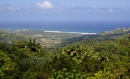 Du haut des collines, une vue superbe sur la côte atlantique.
