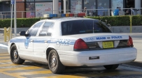 [no_rights] Miami, Floride.<br>Un grand classique, une Ford Crown Victoria de la police de la ville.
