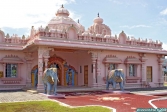 Carapichaima, île de Trinidad.<br>Le temple d'Hanuman.