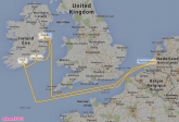 [no_rights] Croisière à bord du cargo porte-conteneurs <i>Samskip Express</i>.<br>Pour cette toute première fois, on se limite à une semaine de navigation côtière.<br>Rotterdam -> Dublin -> Waterford -> Cork -> Rotterdam.