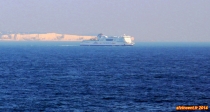 [no_rights] Ferry de la compagnie <i>My Ferry Link</i> quittant le port de Douvres.<br>Cliché pris depuis la passerelle du porte conteneur <i>Samskip Express</i>.