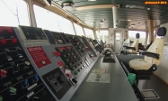 [no_rights] Passerelle du porte-conteneurs <i>Samskip Express</i>.<br>