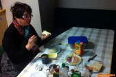 [no_rights] Mess du <i>Samskip Express</i>.<br>Razzia sur la cambuse: charcuterie, pain, fruits, tout y passe !