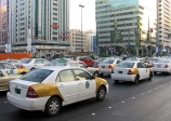 Taxis d'Abu Dhabi.