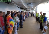 [no_rights] <i>Brilliance of the Seas</i>.<br>Exercice d'abandon du navire.<br>Il nous est indiqué que l'utilisation d'appareils électroniques est interdite durant l'exercice.<br>Ok, mais nous, on ne comprend ni l'Anglais, ni l'Allemand, ni l'Espagnol, ni le Russe !