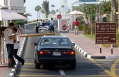 Dubai, le check-point de l'hôtel <i>Burj Al Arab</i>.