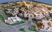 Maquette du complexe hôtelier <i>Madinat Jumeirah</i>, près de Dubai.