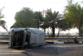 Accident de la route à Dubai.
