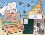 Photomontage sur le voyage aux Emirats Arabes Unis.