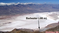 <i>Bad Water</i>, vu depuis <i>Dante's View</i>.