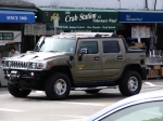 Un Hummer 2 au Fisherman's Wharf.<br>Si les Hummers vous intéressent, allez faire un tour sur les pages Utah.