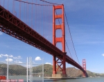 Le Golden Gate Bridge de San Francisco.
