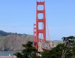 Le Golden Gate Bridge de San Francisco.