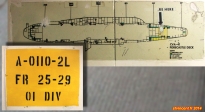 [no_rights] Porte-avions <i>Midway</i>, port de San Diego, Californie.<br>Nous avons beau connaître la série <i>NCIS</i> par coeur, nous ne comprenons rien aux lettres peintes sur les cloisons.<br><i>A-0110-2L</i> ? Le plan ajouté pour les touristes est quand même plus clair !