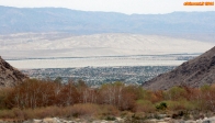 [no_rights] Ville de Palm Springs, Californie, vue depuis le pied du mont San Jacinto.<br>Une oasis de verdure entourée de montagnes, dans le désert de Sonora.