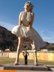 [no_rights] Ville de Palm Springs, Californie.<br><i>Forever Marilyn</i>, statue monumentale (8 mètres) de Marilyn Monroe.