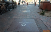 [no_rights] Ville de Palm Springs, Californie.<br>La ville a aussi son <i>Walk of Fame</i>, sur les trottoirs de South Palm Canyon Drive.<br>Contrairement à l'exemple ci-dessous, la majorité des noms honorés nous sont inconnus.