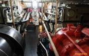 [no_rights] Long Beach, Californie.<br>Aperçu de la salle des machines du paquebot <i>Queen Mary</i>.