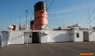 [no_rights] Long Beach, Californie.<br>Sports Deck du paquebot <i>Queen Mary</i>.