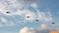 [no_rights] Ville de San Diego, Californie.<br>Le ballet incessant des hélicoptères nous rappelle que nous sommes près d'une base de la <i>Navy</i>.