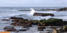 [no_rights] Baie de La Jolla, près de San Diego, Californie.<br>L'Océan pacifique est moins calme que son nom ne le suggère.