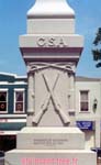 Abbeville, Caroline du Sud.<br>Monument commémorant l'ordonnance de sécession.
