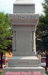 Abbeville, Caroline du Sud.<br>Monument commémorant l'ordonnance de sécession.