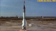 [no_rights] Décollage du lanceur <i>Redstone</i>, dans le film <i>L'étoffe des héros</i>.